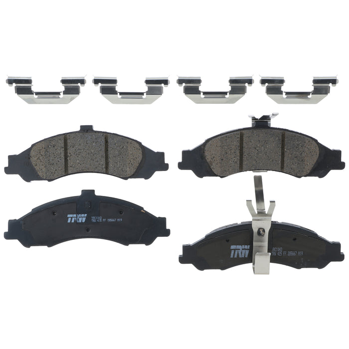 Front Disc Brake Pad Set for Pontiac GTO 2004 TRW Pro TRC1043