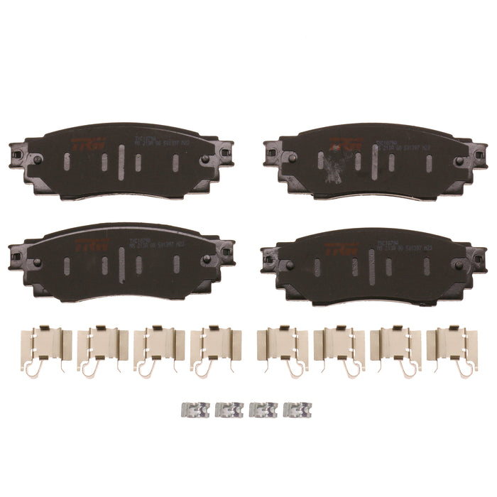 Rear Disc Brake Pad Set for Toyota Camry 2018 - 2023 TRW Ultra TXC1879A