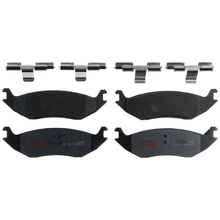 Rear Disc Brake Pad Set for Ram 1500 2011 - 2018 TRW Ultra TXM0967