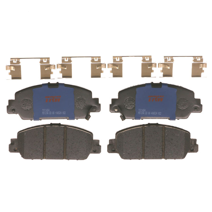Front Disc Brake Pad Set for Honda Accord 2015 TRW Blue TXI1654