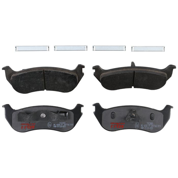 Rear Disc Brake Pad Set for Ford Explorer 2002 - 2004 TRW Ultra TXC0881