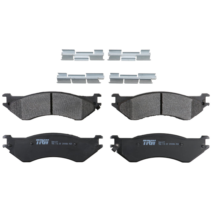 Rear Disc Brake Pad Set for Dodge Ram 1500 2004 - 2006 TRW Pro TRM1077