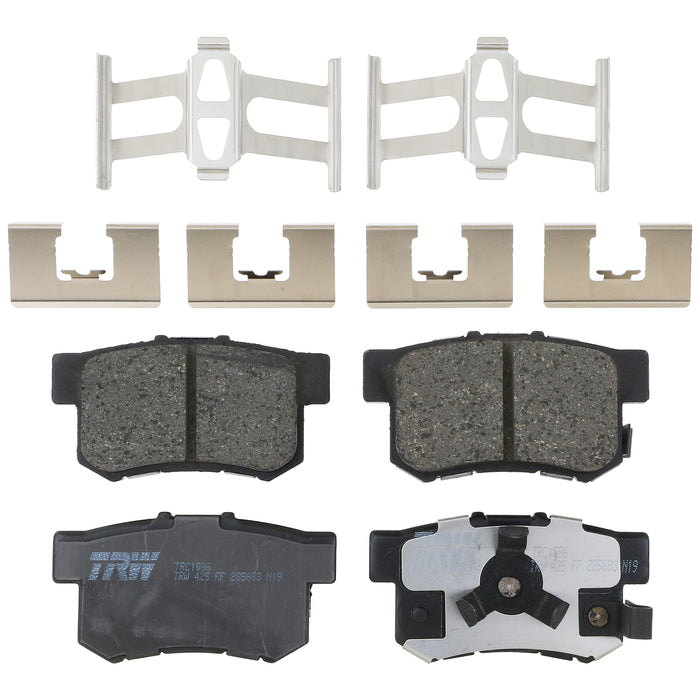 Rear Disc Brake Pad Set for Honda CR-V 2005 - 2016 TRW Pro TRC1086