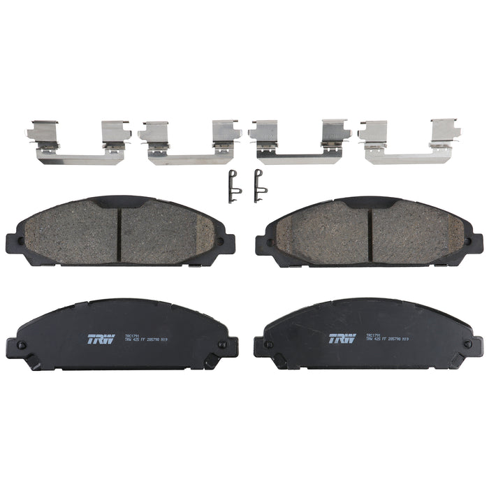 Front Disc Brake Pad Set for Ford Mustang 2015 - 2017 TRW Pro TRC1791