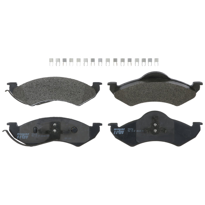 Front Disc Brake Pad Set for Dodge Durango 1998 - 1999 TRW Pro TRM0746