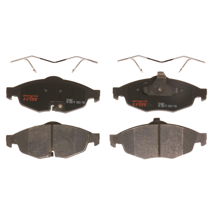 Front Disc Brake Pad Set for Chrysler Sebring 2001 - 2006 TRW Ultra TXC0869