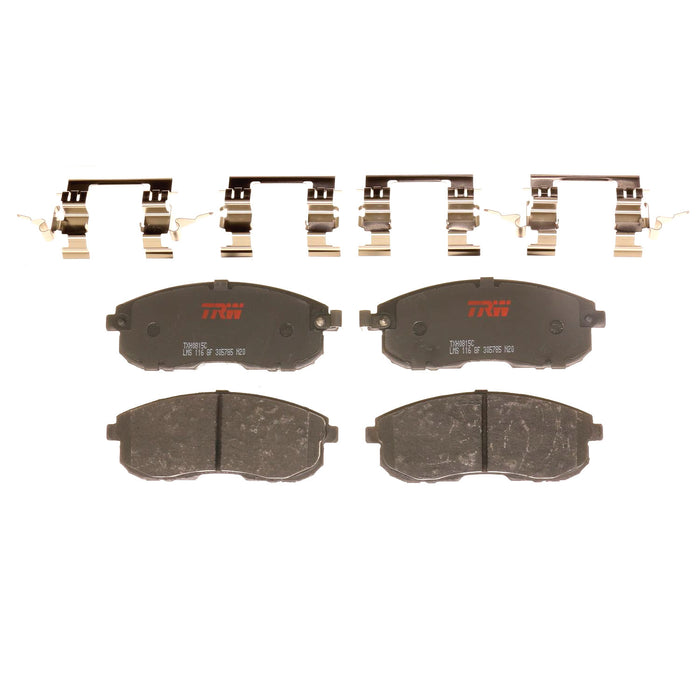 Front Disc Brake Pad Set for Nissan Sentra 2011 - 2012 TRW Ultra TXH0815C