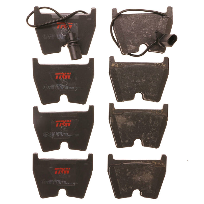Front Disc Brake Pad Set for Audi RS6 2003 TRW  Ultra TXH1029ES