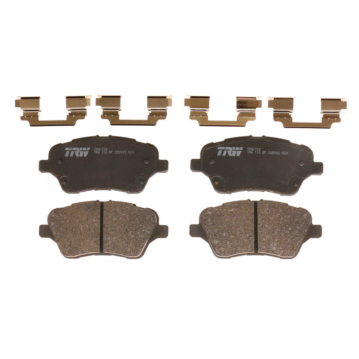 Front Disc Brake Pad Set for Ford Fiesta 2014 TRW Pro TRH1730