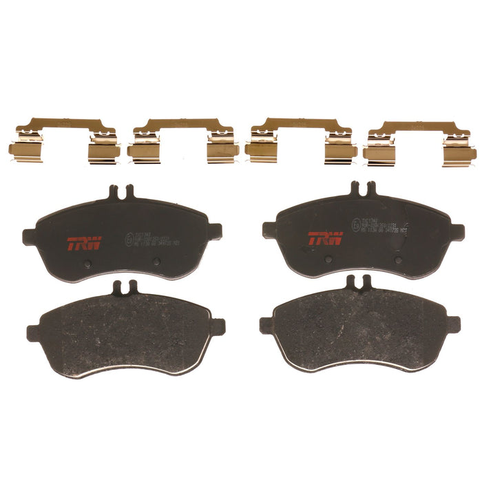 Front Disc Brake Pad Set for Mercedes-Benz SLK250 2012 - 2015 TRW Ultra TXC1340