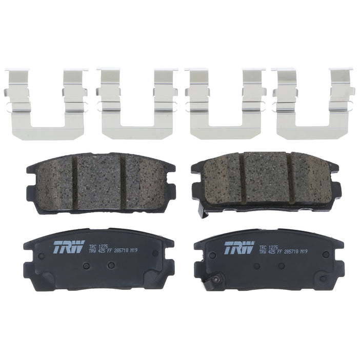 Rear Disc Brake Pad Set for Chevrolet Equinox 2007 - 2017 TRW Pro TRC1275