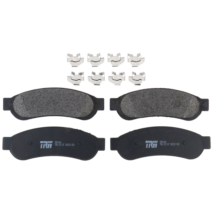 Rear Disc Brake Pad Set for Ford F-250 Super Duty 2008 - 2010 TRW Pro TRM1334
