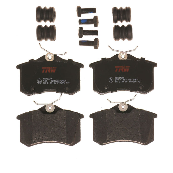 Rear Disc Brake Pad Set for Audi TT Quattro 2004 - 2005 TRW Ultra TXC1023