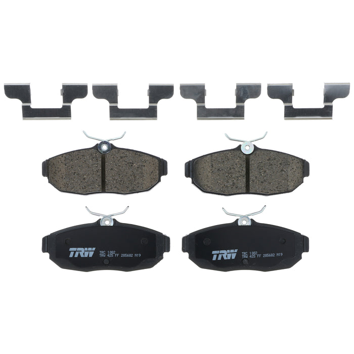 Rear Disc Brake Pad Set for Ford Mustang 2005 - 2011 TRW Pro TRC1082