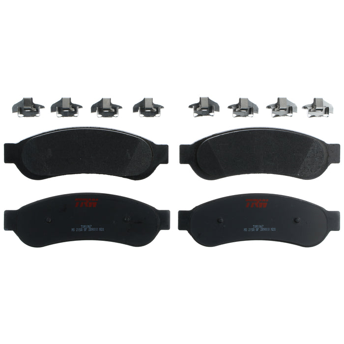 Rear Disc Brake Pad Set for Ford F-350 Super Duty 2005 - 2007 TRW Ultra TXM1067