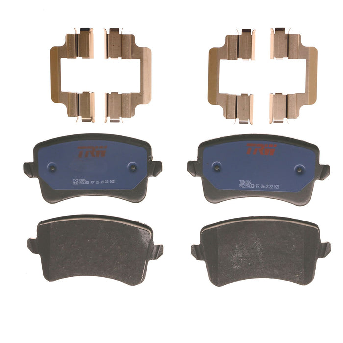 Rear Disc Brake Pad Set for Audi Q5 2013 - 2016 TRW Blue TXD1386