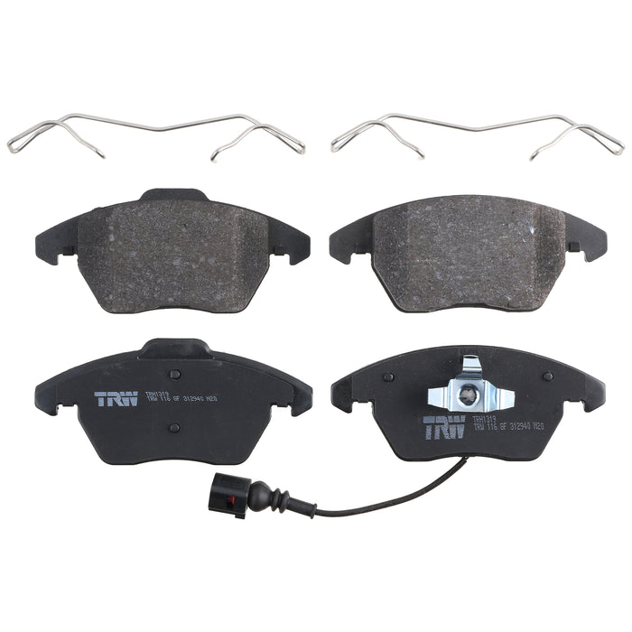 Front Disc Brake Pad Set for Volkswagen CC 2009 - 2017 TRW Pro TRH1319