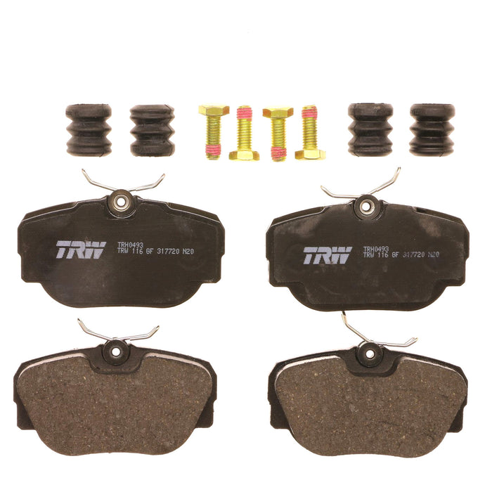 Front Disc Brake Pad Set for BMW 325i 1987 - 1993 TRW Pro TRH0493