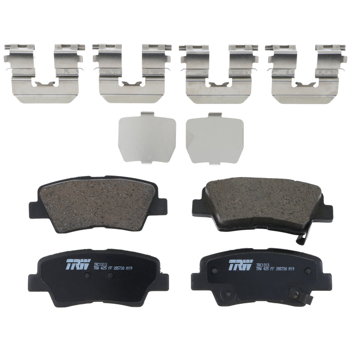 Rear Disc Brake Pad Set for Kia Amanti 2007 - 2009 TRW Pro TRC1313
