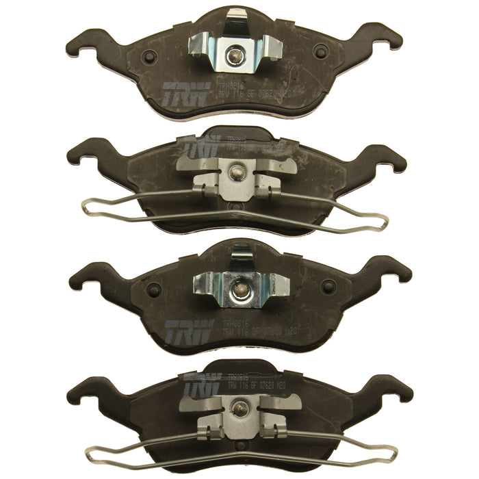 Front Disc Brake Pad Set for Ford Focus 2000 - 2004 TRW Pro TRH0816