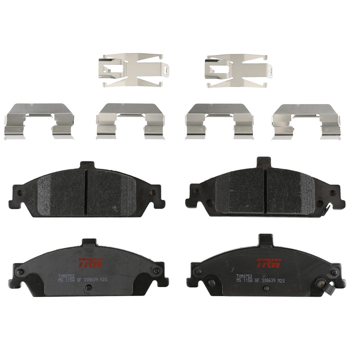 Front Disc Brake Pad Set for Pontiac Grand Am 1999 - 2005 TRW Ultra TXM0752