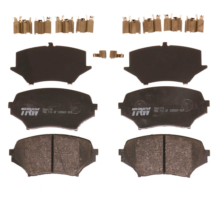 Front Disc Brake Pad Set for Mazda MX-5 Miata 2006 - 2015 TRW Pro TRH1179