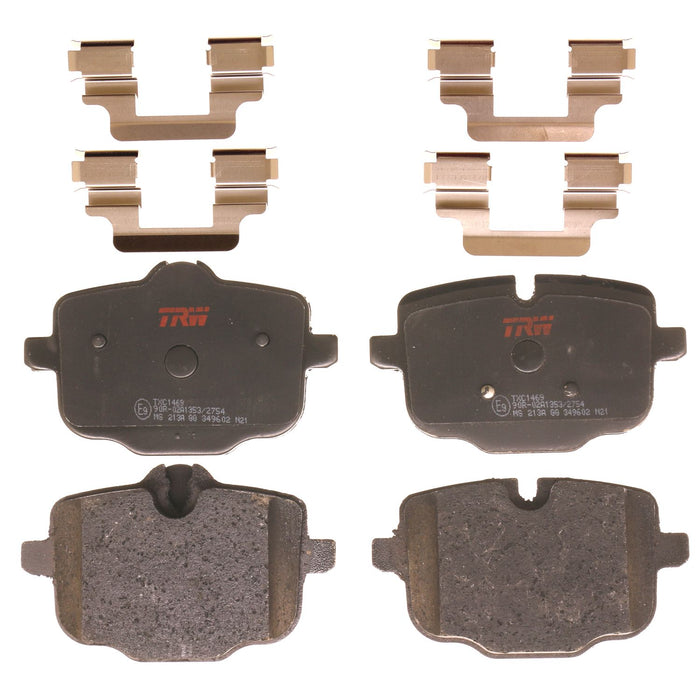 Rear Disc Brake Pad Set for BMW 550i 2011 - 2016 TRW Ultra TXC1469