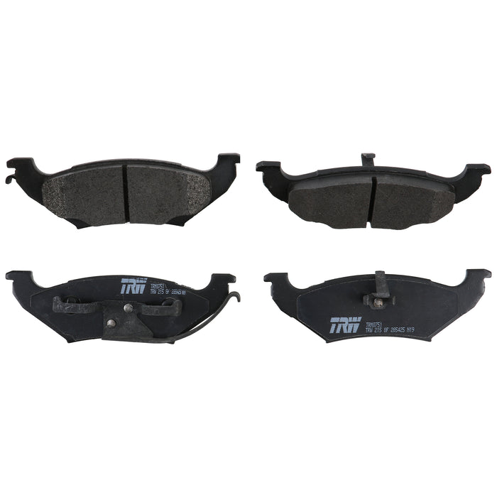 Rear Disc Brake Pad Set for Dodge Grand Caravan 1998 - 2000 TRW Pro TRM0751