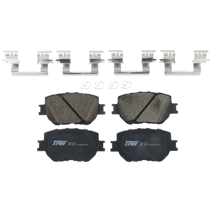 Front Disc Brake Pad Set for Lexus IS250 2014 - 2015 TRW Pro TRC1733