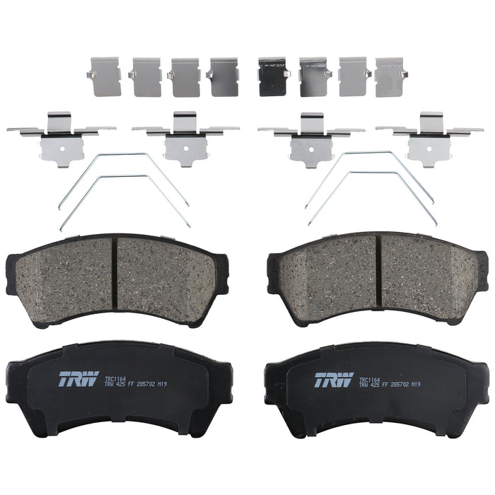 Front Disc Brake Pad Set for Ford Fusion 2006 - 2012 TRW Pro TRC1164
