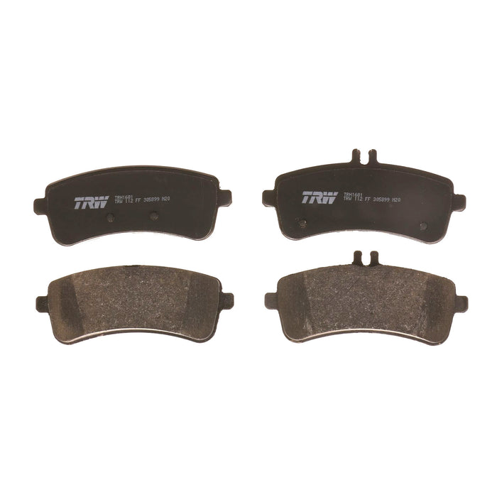 Rear Disc Brake Pad Set for Mercedes-Benz S63 AMG 2015 - 2021 TRW Pro TRH1681