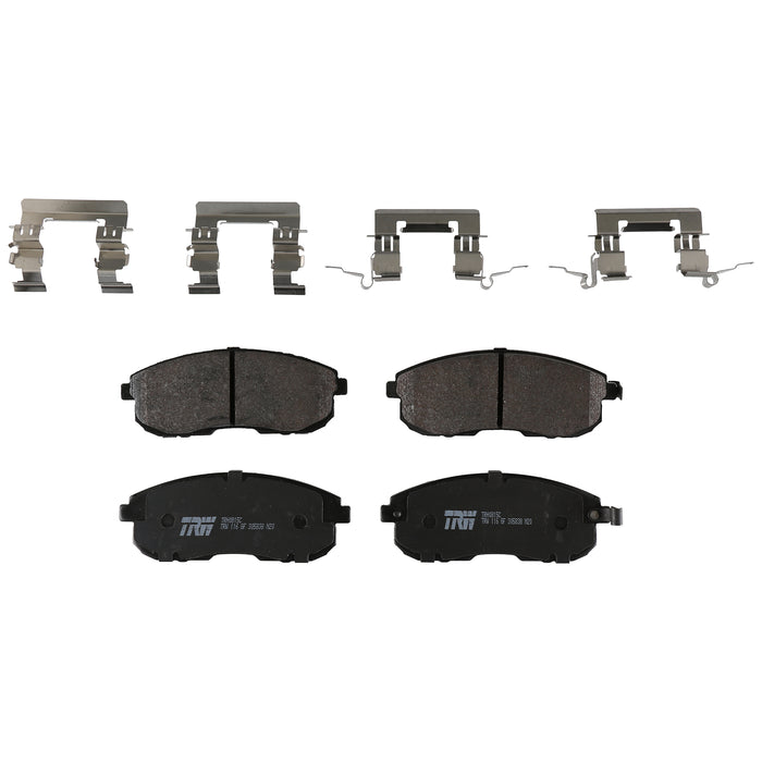 Front Disc Brake Pad Set for Nissan Sentra 2011 - 2012 TRW Pro TRH0815C