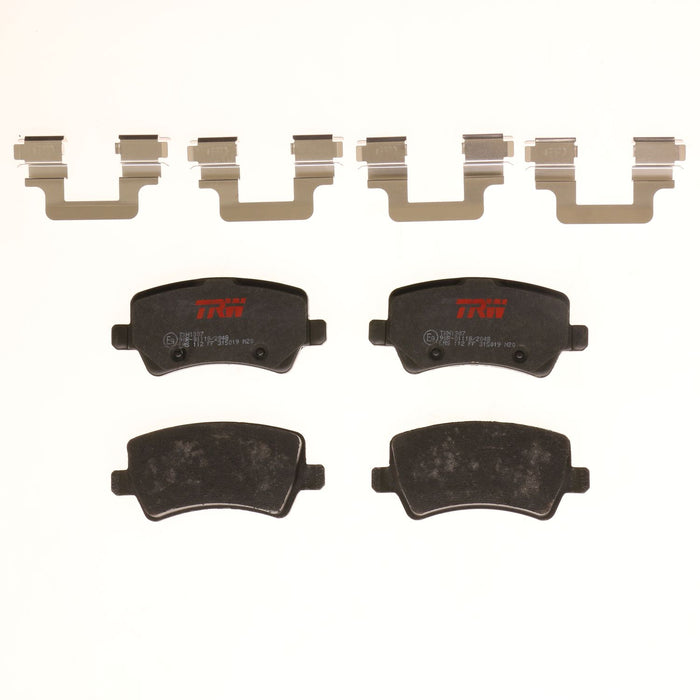 Rear Disc Brake Pad Set for Volvo XC60 2010 - 2017 TRW Ultra TXH1307