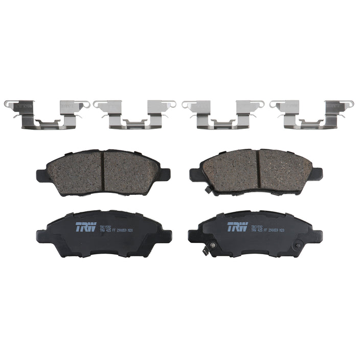 Front Disc Brake Pad Set for Nissan Versa 2012 - 2019 TRW Pro TRC1592