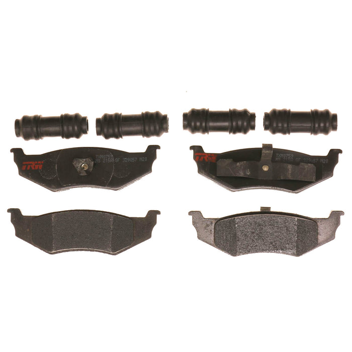 Rear Disc Brake Pad Set for Chrysler PT Cruiser 2001 - 2010 TRW Ultra TXM0759