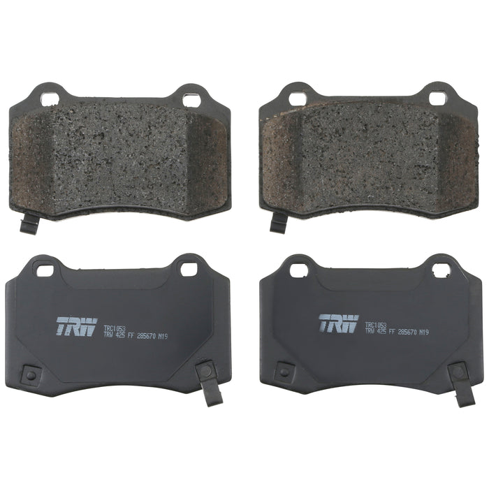 Rear Disc Brake Pad Set for Chevrolet Camaro 2010 - 2015 TRW Pro TRC1053