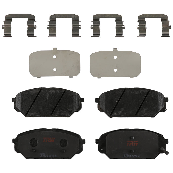 Front Disc Brake Pad Set for Hyundai Veracruz 2007 - 2012 TRW Ultra TXH1301