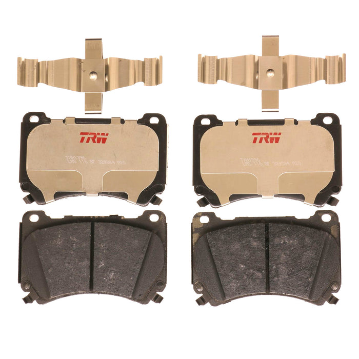 Front Disc Brake Pad Set for Hyundai Genesis 2009 - 2014 TRW Ultra TXH1396