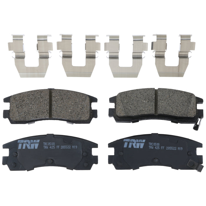 Rear Disc Brake Pad Set for Cadillac DeVille 1994 - 1996 TRW Pro TRC0508