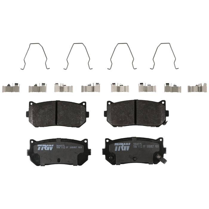 Rear Disc Brake Pad Set for Kia Spectra 2000 - 2004 TRW Pro TRH0775