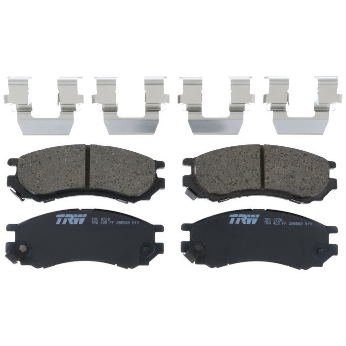 Front Disc Brake Pad Set for Saturn SL2 1997 - 2002 TRW Pro TRC0728