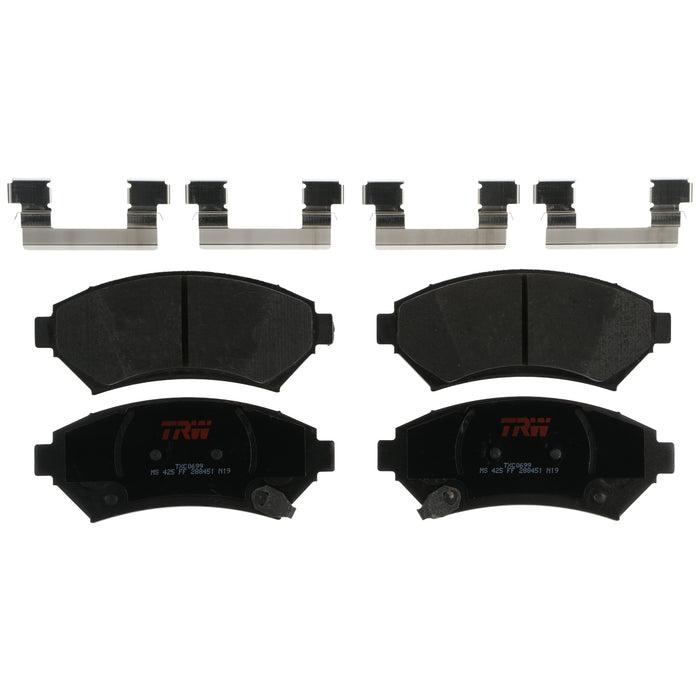 Front Disc Brake Pad Set for Buick LeSabre 2000 - 2005 TRW Ultra TXC0699