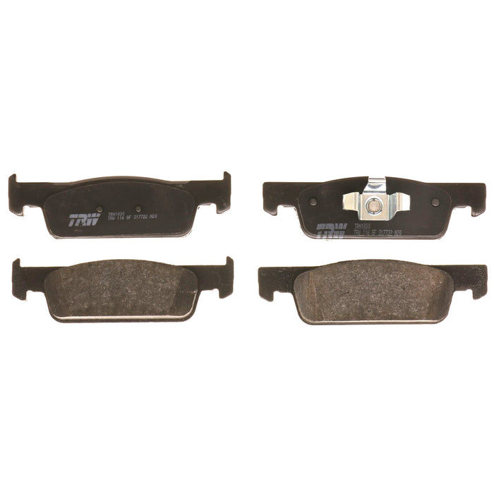 Front Disc Brake Pad Set for Smart Fortwo 2016 - 2017 TRW Pro TRH1830