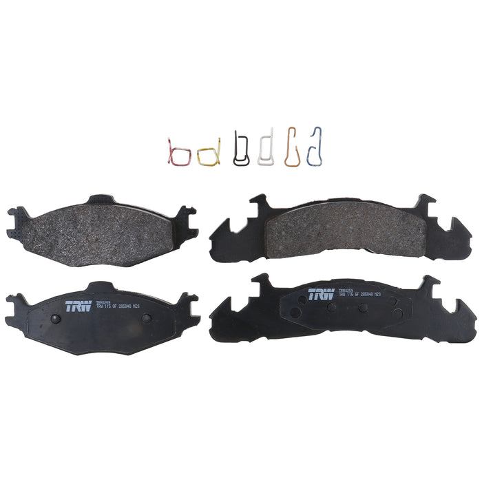 Front Disc Brake Pad Set for Dodge Caravan 1985 - 1990 TRW Pro TRM0259