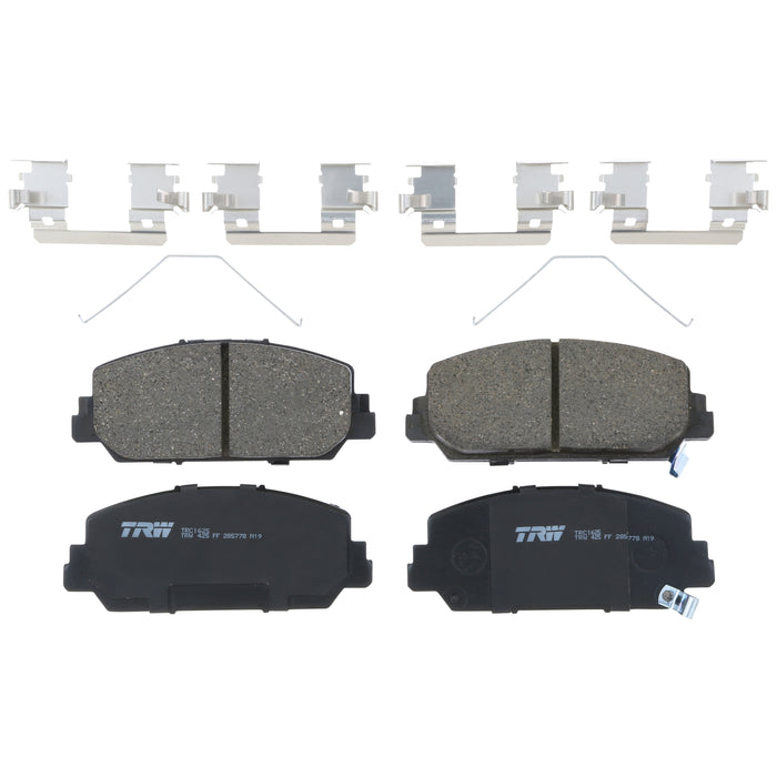 Front Disc Brake Pad Set for Acura RDX 2013 TRW  Pro TRC1625