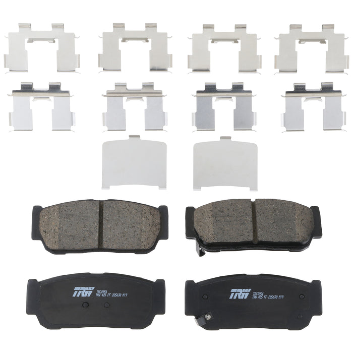 Rear Disc Brake Pad Set for Kia Sorento 2003 - 2009 TRW Pro TRC0954