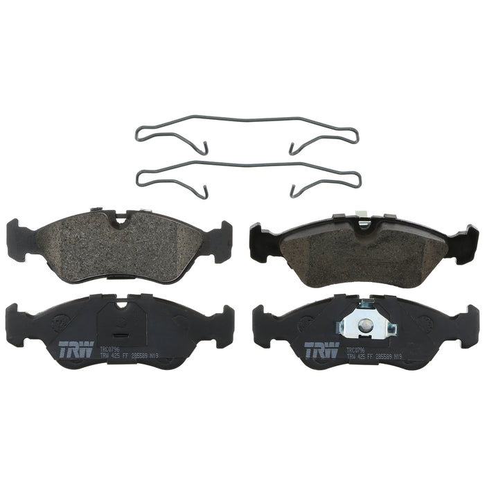 Front Disc Brake Pad Set for Daewoo Lanos 1999 - 2002 TRW Pro TRC0796