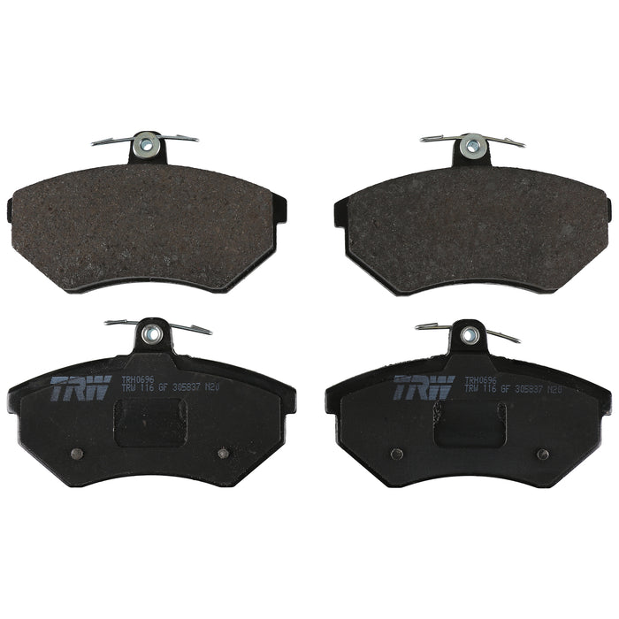 Front Disc Brake Pad Set for Volkswagen Jetta 1998 - 1999 TRW Pro TRH0696