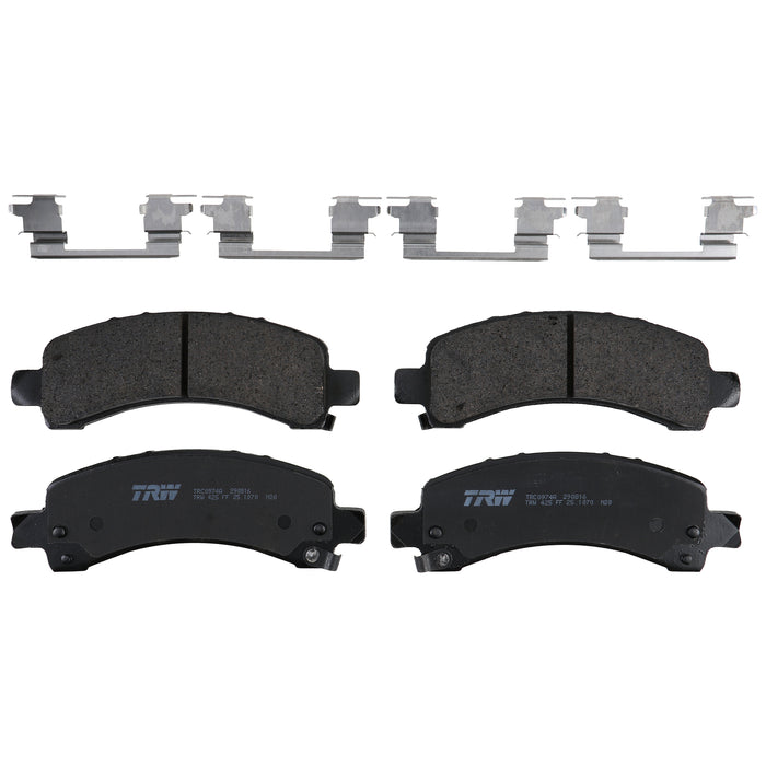 Rear Disc Brake Pad Set for Chevrolet Tahoe 2002 - 2006 TRW Pro TRC0974A
