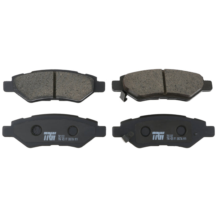 Rear Disc Brake Pad Set for Cadillac SRX 2010 - 2016 TRW Pro TRC1337